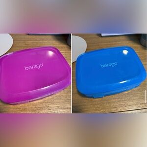 Set of Bentgo Lunch Boxes - Blue & Purple